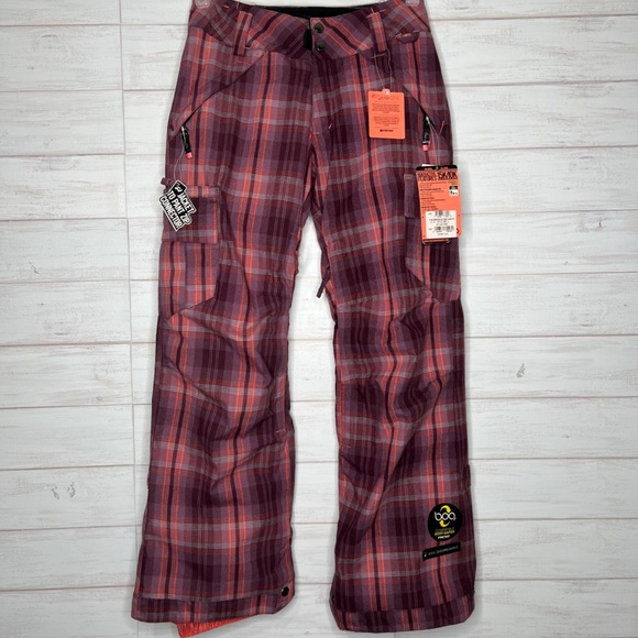 RIDE Snowboard Snowboarding Pants  (11-12) Girls Breathable Waterproof - Picture 2 of 12